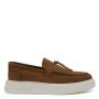 NUBUCK ΔΕΡΜΑΤΙΝΑ SNEAKERS 394MOCBV/COGNAC