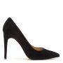 SUEDE POINTED PUMPS