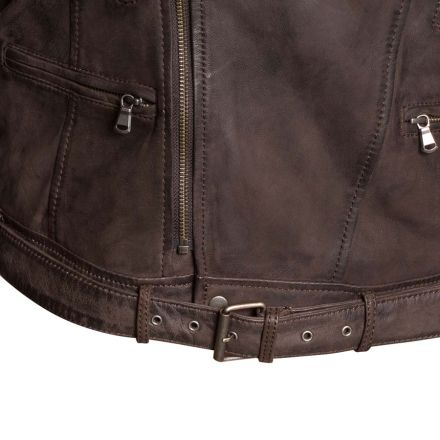ΔΕΡΜΑΤΙΝΟ BIKER JACKET
