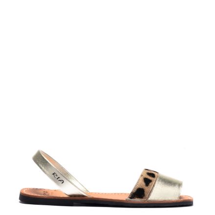 LEATHER FLAT SANDALS