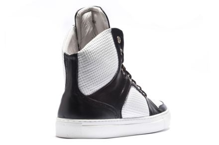 ΔΕΡΜΑΤΙΝΑ HIGH TOP SNEAKERS