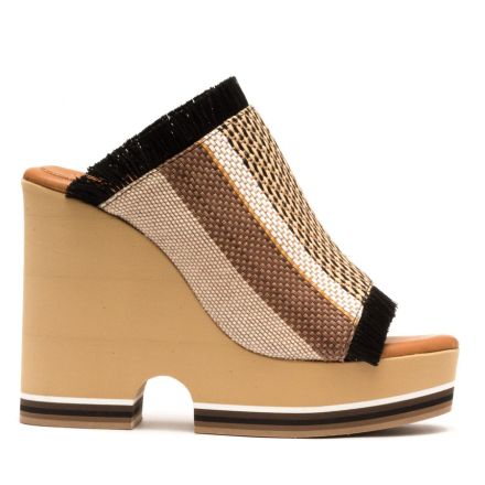 LEATHER WEDGES