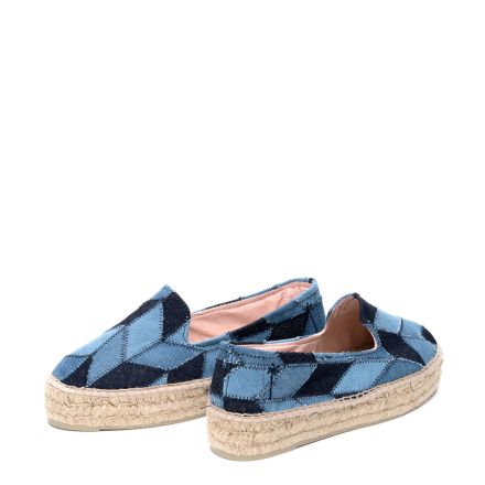 SAN FRANCISCO HANDMADE DENIM PATCHWORK ΕΣΠΑΝΤΡΙΓΙΕΣ D0