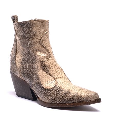 ΔΕΡΜΑΤΙΝΑ SNAKE PRINT TEXAN ΜΠΟΤΑΚΙΑ
