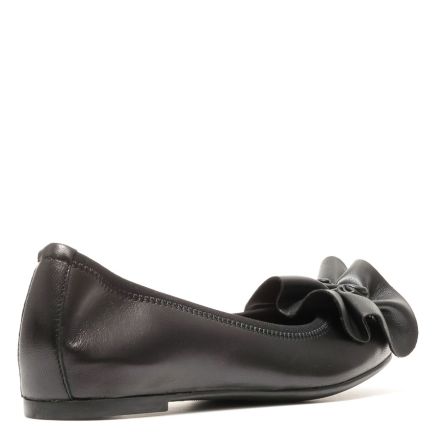 LEATHER BALLERINA FLATS