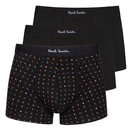 THREE PACK ΒΑΜΒΑΚΕΡA ΕΣΩΡΟΥΧA TRUNKS3pcs/LETTERSnero79