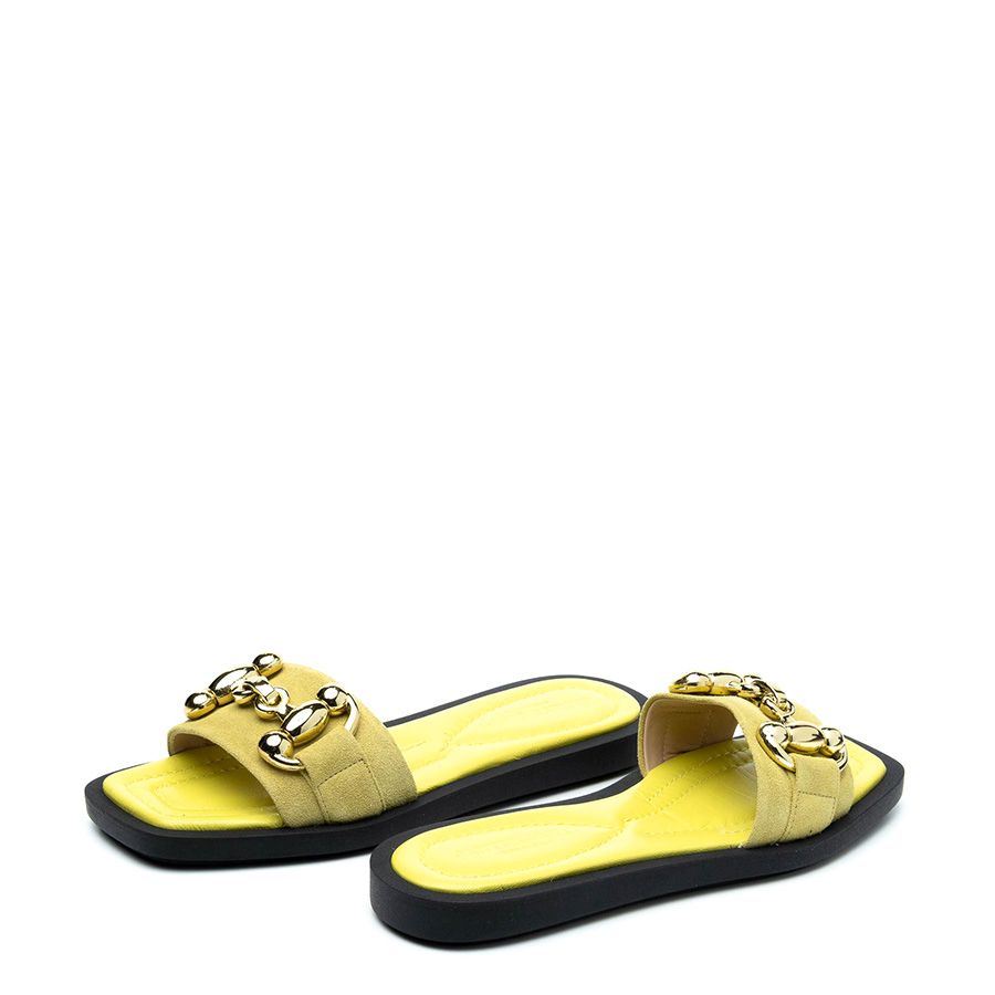 SUEDE FLAT SLIPPERS