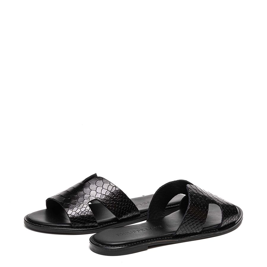 ΔΕΡΜΑΤΙΝΑ FLAT ΣΑΝΔΑΛΙΑ 71610141C