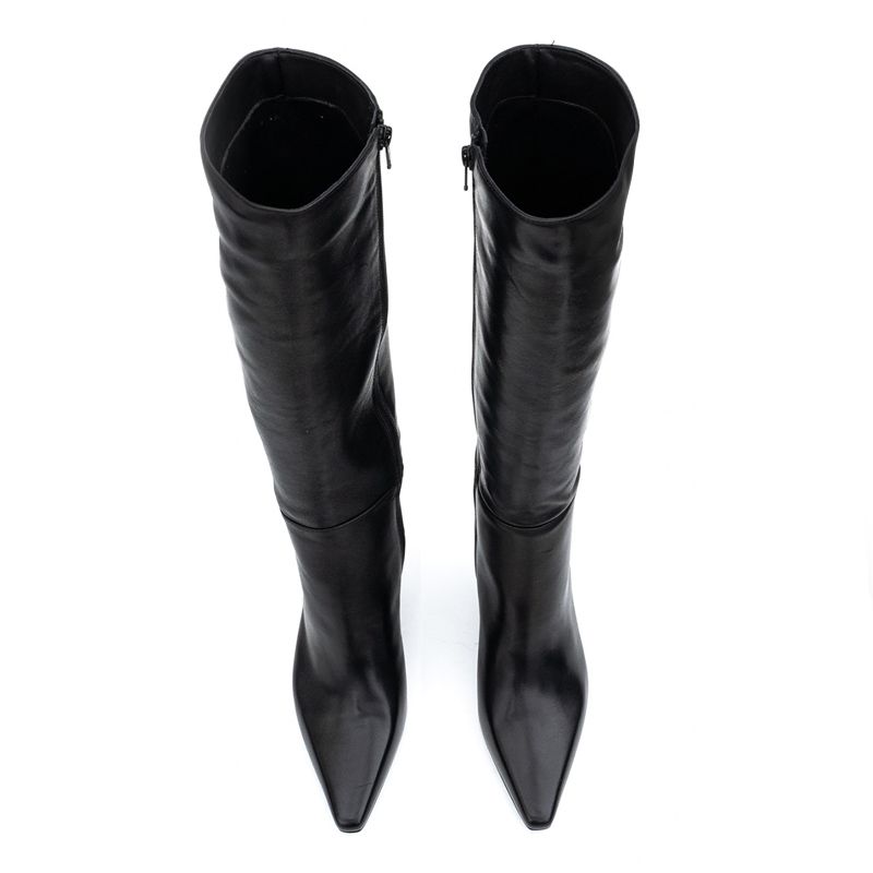 LEATHER HEELED BOOTS 400ALBA2