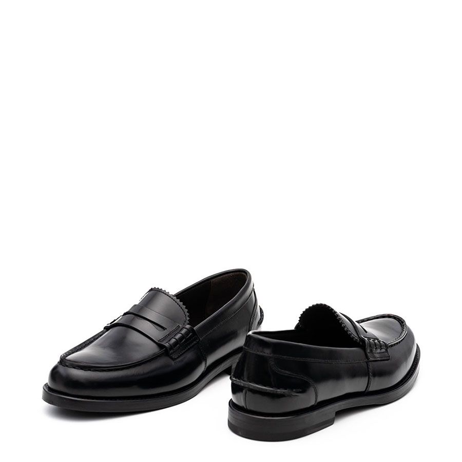 WOMEN'S HANDCRAFTED LEATHER LOAFERS 348PMD06 