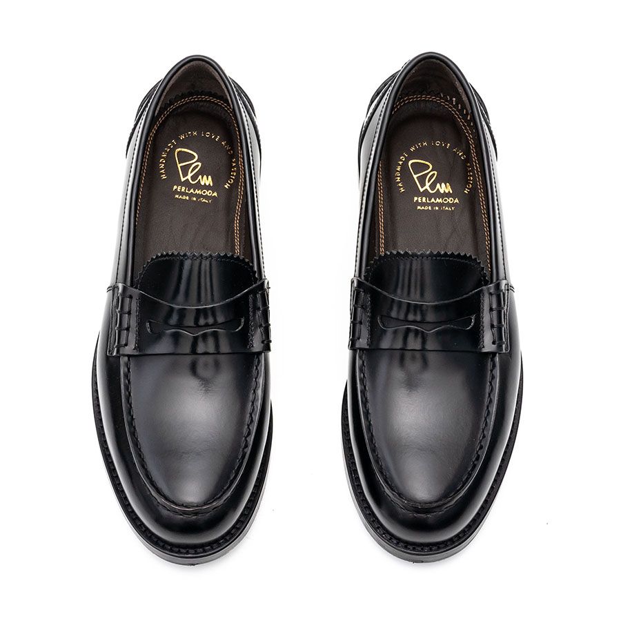 WOMEN'S HANDCRAFTED LEATHER LOAFERS 348PMD06 